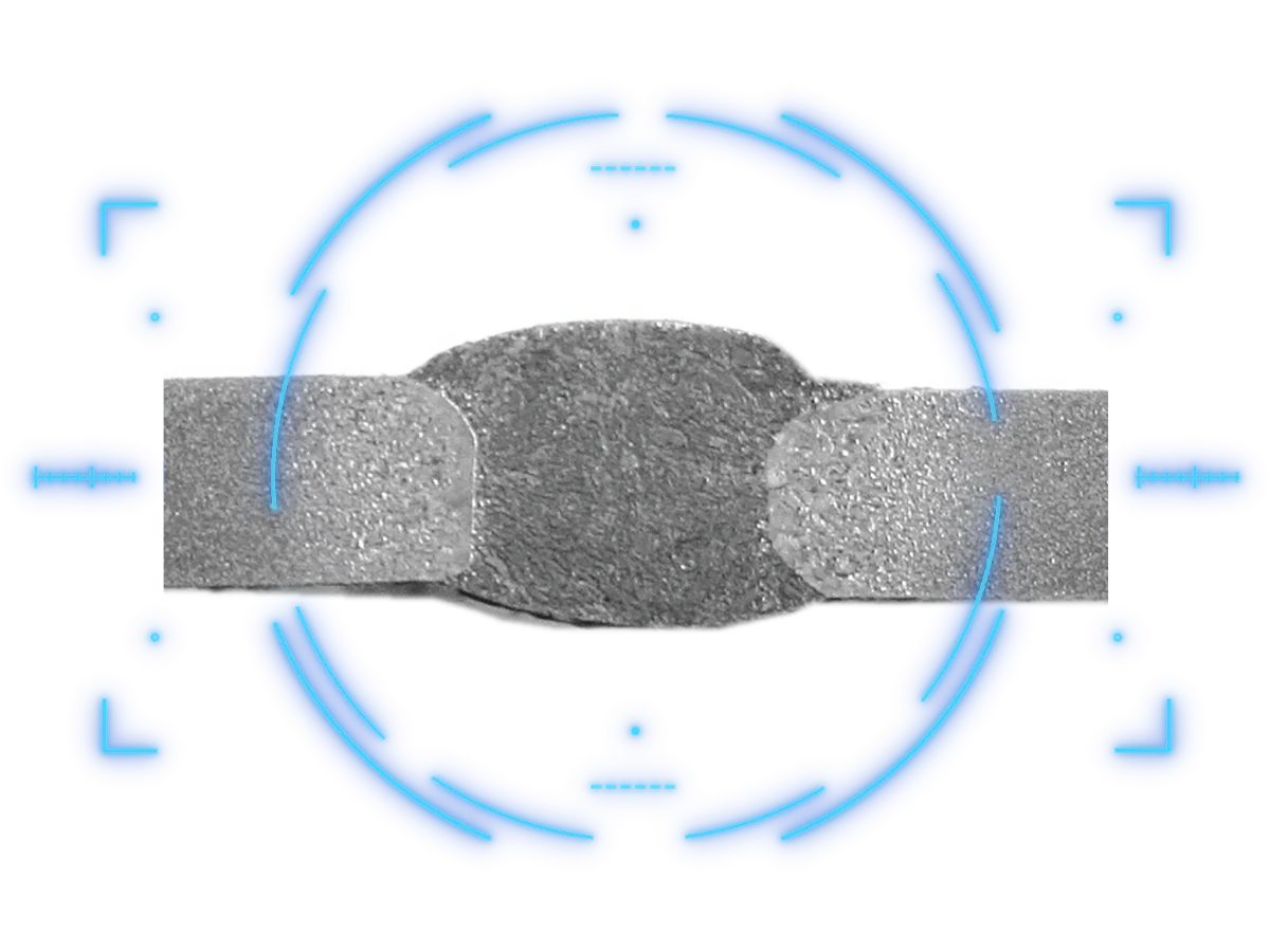 Lorch SpeedRoot weld cross-section illustrating root-pass shape