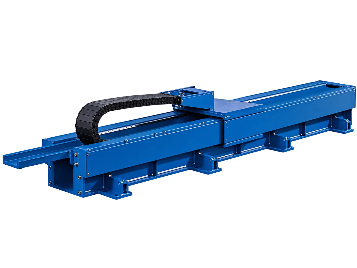 Robot linear track system for robotic welding